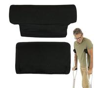 Birtern Crutch Underarm Padding, 1 Pair Underarm Padding And Hand Grip Covers For Walking Sticks, Walking Arm Crutch Cushioning Supplies For Youths Seniors Men Women
