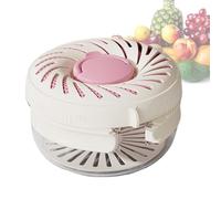 Birtern Fruit Drainer Container,Food Washing Colander | Portable Fruit Drain Basket with Folding Handle for Kitchen, Pantry, Cooking, Refrigerator, Sink, Travel, Restaurant