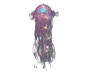 Birtern Jellyfish Light 55x22cm Hanging Jellyfish Lanterns Creative Jelly Fish Lamp LED Night Light ABS Colorful Atmosphere Decorative Lamp for Theme Party Yard Landscape Garden Ornaments