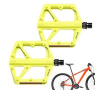 Birtern Pedals for Bike | Wide Flat Cycling Pedals - Lightweight Non-Slip Reflective Strips Replacement for Women Men Urban Commute Travel Indoor Outdoor Activities