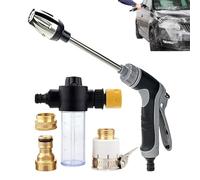Birtern Pressure Washer, 37x16cm Hose Nozzle High Pressure, High Pressures Power Washer Wand Set with Connector, Handheld Cordless Power Pressures Washers Cleaning Tool for Car Washing Patio