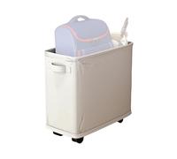 Birtern Rolling Laundry Basket - Slim Laundry Basket,Laundry Basket with Wheels, Slim Laundry Cart, Laundry Hamper, Laundry Hamper on Wheels for Clothes, Blankets