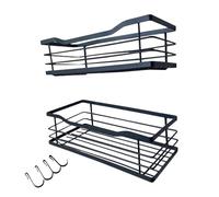 Birtern Shelf for Shower - Shower Storage Shelf Wall Mounted, Rack Towel Holder for Soap Shampoo Body Wash Hotel Apartment Kitchen Home Decor RV Dorm Farmhouse