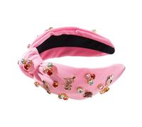 Birtern Valentine's Day Headband,Valentine's Day Headband for Women - Heart Rhinestone Hairband, Women's Fashion Headbands for Holiday, Birthday