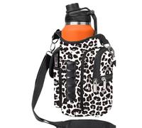 Birtern Water Bottle Sling Bag for Gym,Magnetic Carrier Bag for Company - Water Bottle Storage Pouch with Multiple Pockets for Mobile Phone, Keys, Wallet Or Headphones