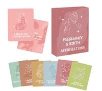 Birth Assertion Cards, Pregnancy Affirmation Cards - 50 Pieces New Affirmations, Positive Motivational Inspirational Quotes For Women Mothers Parents Parents Friends Adul