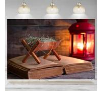 Birth of Backdrop Bible S Holy Night Christmas Nativity Scene Party Decor Banner Religious Background Photographic 210X150cm