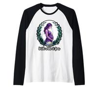 Birth Without Fear Doula Labor Support Birth Worker Raglan Baseball Tee