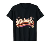 Birth Worker Retro Vintage Midwife Labor Day Appreciation Value Graphic T-Shirt