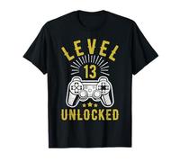 Birthday 13 Years Level 13 Unlocked Anniversary 13th Wedding T-Shirt