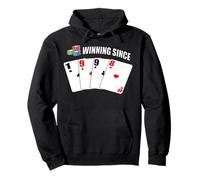 Birthday 1998 Birth Date Year Born Winning Hand Birth Year Pullover Hoodie