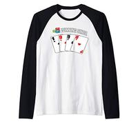 Birthday 1998 Birth Date Year Born Winning Hand Birth Year Raglan Baseball Tee