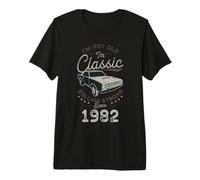 Birthday 44 Years Old Born 1982 Classic Car Premium T-Shirt