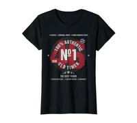 Birthday Age Milestone 1946 (80) Vintage (Red Print) Value Graphic T-Shirt, Women, Black, XL
