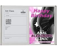 - BIRTHDAY ANAL BLEACH FEMALE - Prank Gift Box - Funny & Rude Joke Mail - Sent directly to loved one/target/victim (100% anonymous)