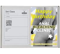 - BIRTHDAY ANAL BLEACH MALE - Prank Gift Box - Funny & Rude Joke Mail - Sent directly to loved one/target/victim (100% anonymous)