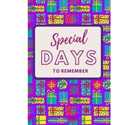 Birthday and Anniversary Calendar and Address Book: Special Days to Remember | Birthday and Anniversary Perpetual Calendar | Special Events Perpetual Calendar | A-Z address book