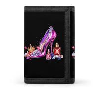 Birthday and Queen Trifold Men's Wallets with 8 Card Slots & Key Hook Slim Travel Purse Money Clip