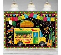 Birthday Backdrop Dessert Shop Bread Fiesta Cactus Party Decorations Burger Shop Background Newborn Baby Shower Photographic 240X180cm