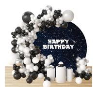 Birthday Balloon Arch Garland Kit Space Latex Balloons Foil Balloons Party Decorations Star Theme Party Supplies