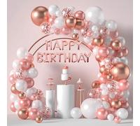 Birthday Balloons, Pink And White Balloons, Balloon Arch Kit, Party Decorations, Confetti Ball Oons, Balloon Garland, Graduation, Wedding, Valentine's Day, Baby Shower Decorations, Proposal