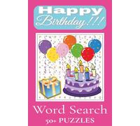 Birthday Bash Word Search Puzzle Book: Word Searches with Easy to Read Print about Birthday Parties, Celebrations, Festivities, and More | 6x9 inches, ... Gift for Vacations, Holidays and Free Times