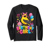 Birthday Bird Party for Kids, Adults Long Sleeve T-Shirt