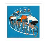 Birthday/Blank Greeting Card For Him/Her - Male/Female - Artistic Cycling Design - General Card Suitable for Any Occasion - Made in the UK - Eco-Friendly