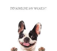 Birthday/Blank Greeting Card For Him/Her - Male/Female - Cute Photographic Funimals Mischievous Pets - General Card Suitable for Any Occasion - Made in the UK - Eco-Friendly (Someone Say Walkies)