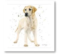 Birthday/Blank Greeting Card For Him/Her - Male/Female - Yellow Labrador Dog - General Card Suitable for Birthday and Other Occasions - Eco-Friendly