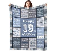 Birthday Blanket Gifts for 13 Years Old Girls Boys, Personalised Birthday Flanell Blanket Decorations Gifts for 13 Years Old Girls Boys Daughter Son Best Friends, Bestie, Sister, Niece 50"x60"