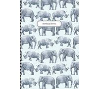 Birthday Book: A Birthday Reminder and Date Keeper Desk Journal Organizer to Remember Important Days - Wild Animals Watercolor Book Cover