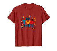 Birthday Boy 2 Mr. Two-Rrific Celebration T-Shirt, Men, Cranberry, XXL