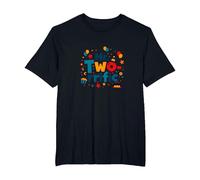 Birthday Boy 2 Mr. Two-Rrific Celebration T-Shirt, Men's Big and Tall, Black, 5X Tall