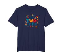 Birthday Boy 2 Mr. Two-Rrific Celebration T-Shirt, Men's Big and Tall, Navy, 4X Tall