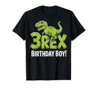 Birthday Boy 3 Rex Dinosaur for Third Birthday Toddler T-Shirt