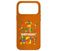 Birthday Boy 3 Year Old 3rd Birthday Block Building Brick Case for iPhone 17 Pro Max