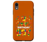 Birthday Boy 3 Year Old 3rd Birthday Block Building Brick Case for iPhone XR