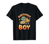 Birthday Boy Dinosaur Dump Truck T-Shirt