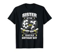 Birthday Boy I was 6 Now I'm 7 Six Seven Soccer 67 Sister T-Shirt