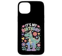 Birthday Boy It's My 11th Birthday Dinosaur T- Rex Case for iPhone 15 Plus