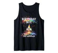 Birthday Boy Lets Celebrate Funny Bug With Sunglasses & Hat Tank Top