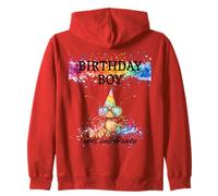 Birthday Boy Lets Celebrate Funny Bug With Sunglasses & Hat Zip Hoodie