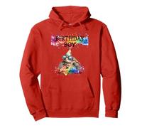 Birthday Boy Lets Celebrate Sea Turtle With Sunglasses & Hat Pullover Hoodie