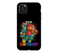 Birthday Boy Ninja Brick Block Master Builder Kid Case for iPhone 11 Pro Max