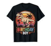 Birthday Boy T-Rex Sunglasses Retro Dinosaur T-Shirt