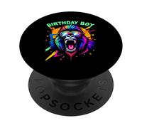 BIRTHDAY BOY Vibrant Gorilla PopSockets Adhesive PopGrip