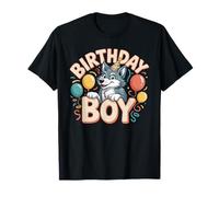 Birthday Boy Wolf Shirt Cute Wolf T Shirt for Birthday Wolve T-Shirt