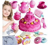Birthday Cake - Baby Toy for Imitation Food, Play Accessories for Role Play with Cake Toy, for Birthday, Home, School, Camping, Nursery Girls