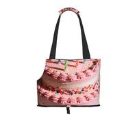 Birthday Cake Candles Pet Carrier Bag-Foldable Travel Tote For Small Dogs Cats, Portable Soft Sided Pet Crate With Seatbelt For Cat Puppy